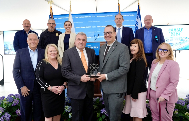 Massport and local leaders celebrate the start of the 2024 Cruise Season