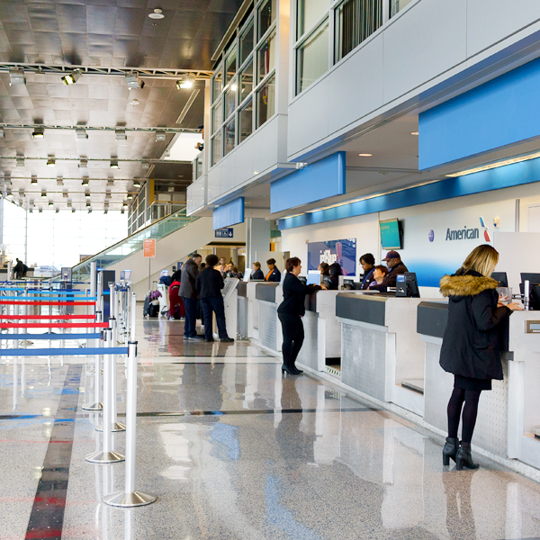 Inside Worcester Airport