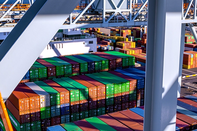 containers at Conley Terminal