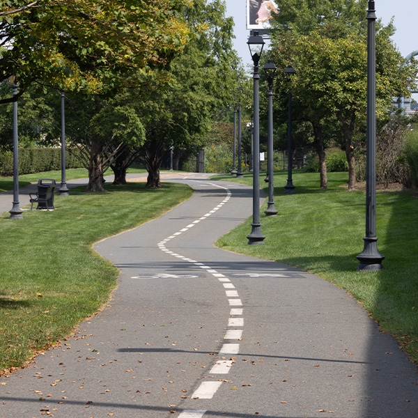 Biking and walking trail