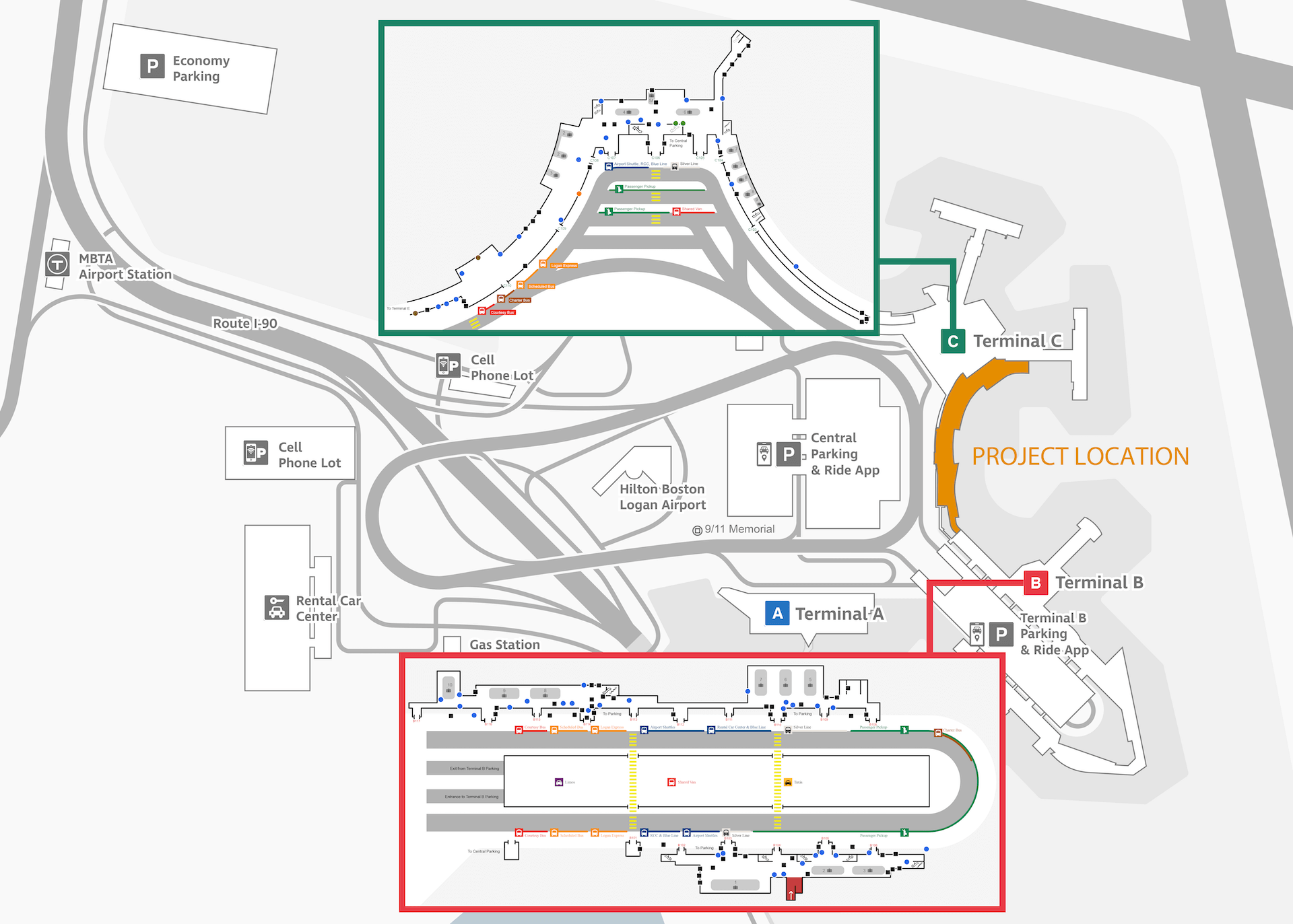 Terminal B To C Connector At Boston Logan International Airport | Massport