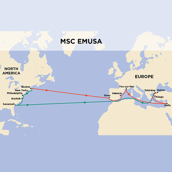 MSC Turkey Greece Route