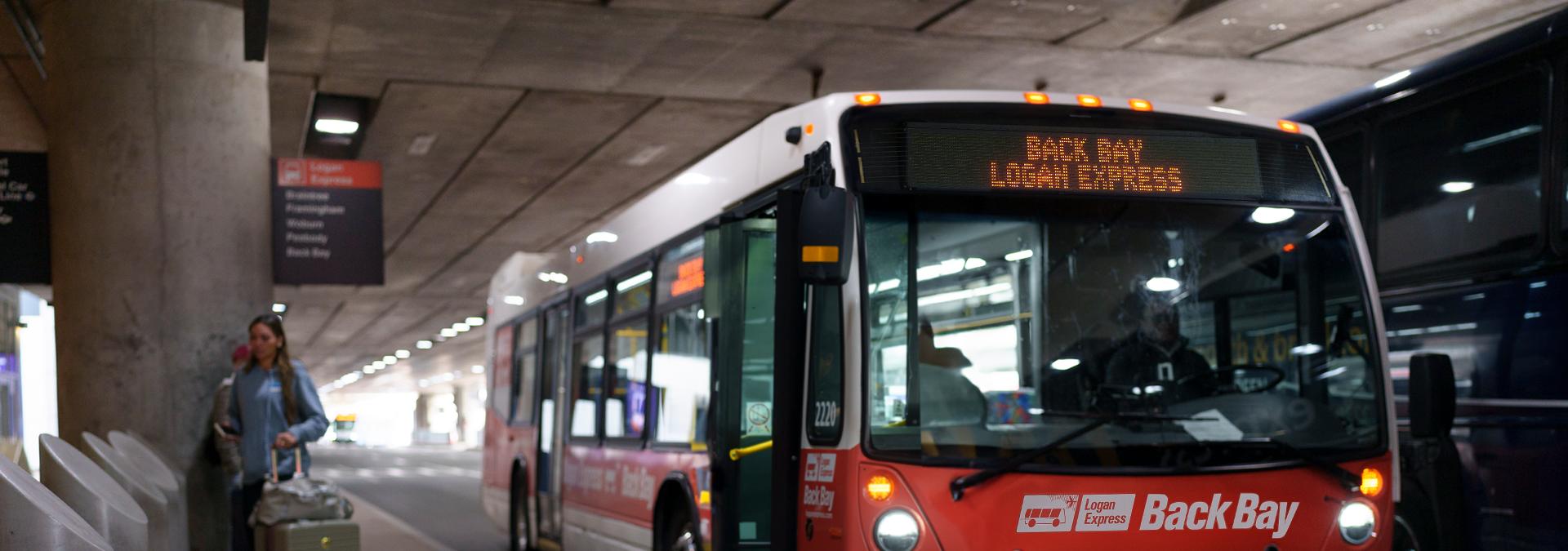 Back Bay Logan Express Bus