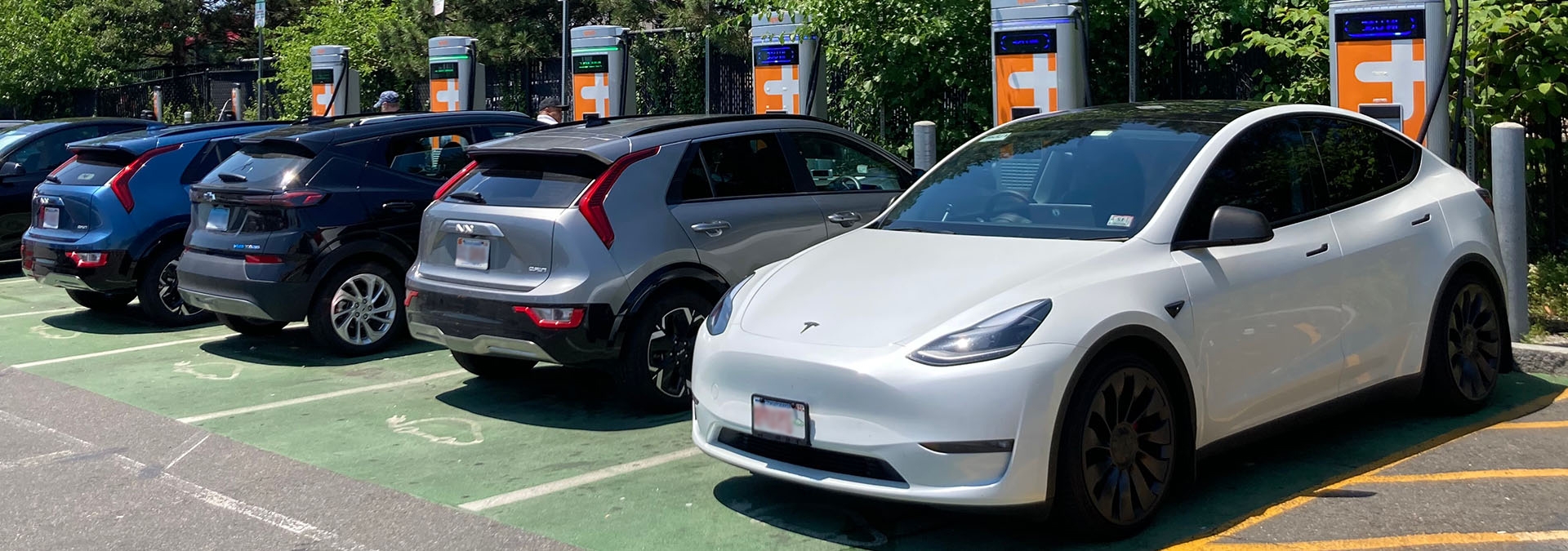 EVs charging at Massport