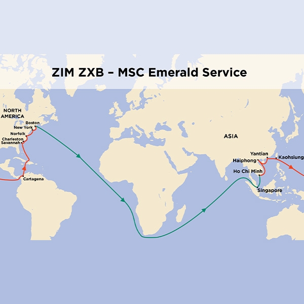 ZIM ZXB Map